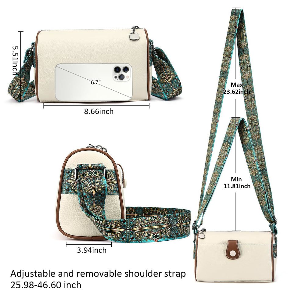 Small Crossbody Purses, Leather Cell Phone Crossbody Bags, Travel V :] - Picture 5 of 7